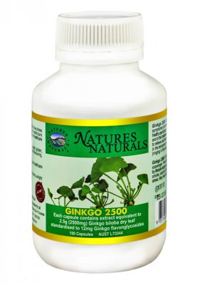 Ginkgo 2500 - Ginkgo biloba 2500 mg - 100 caps (1)